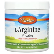 Carlson L-아르기닌 분말 100g(3.53oz)