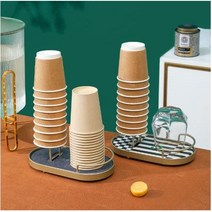 모던 탕비실 카페 종이컵 디스펜서2p, 스트라이프, 2개