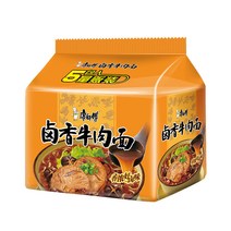 빅반다 중국식품 캉스푸 봉지라면 루향 우육면 5개입 중국라면 1봉, 5개