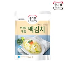 종가집 어린이 한입백김치300g, 01. 어린이 한입 백김치 300g, 상세설명 참조