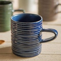 머그 라인 잔(색상선택), 라인머그잔(다크그린)