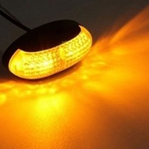 호환 스카니아 벤츠 볼보 트럭 튜닝 슈퍼 밝은 자동차 LED 방수 램프 사이드 마커 표시등 4 10-30V 버스 SUV 트럭 트레일러 캠핑카, amber 2, 10Pcs