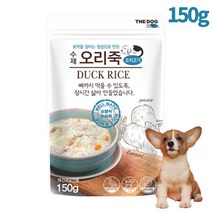 강아지보양식 특식 기력회복 오리고기간식 더독 수제 오리죽 150g, 10개(1box), 북어국 150g