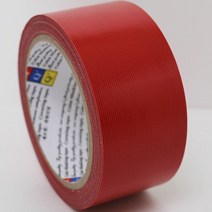 Q 보양 테이프(레드) / 만능마스킹/길이-25M/편직원단, (레드) 24mm  X 25M, 1개