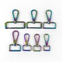 Meetee1650mm 버클 가방 스트랩 행거 수하물 개 목걸이 회전 걸쇠 트리거 클립 스냅 후크 DIY 공예 5/10, 26mm-10Pcs