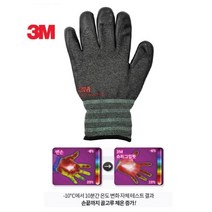 겨울 낚시 야외작업 기모 논슬립 코팅장갑 공업용 이사짐 카센터 물류 미끄럼방지, 1개