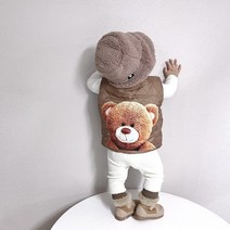 유호랑 유호랑 베어 패딩조끼