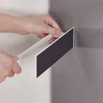 CKLIVING 냉장고 후황 자석 키친타올 무타공 수건 행주걸이 홀더, 블랙