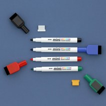 지우개달린 자석 미니 보드마카 화이트보드 마카펜, 블랙