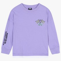 인디고키즈 ( 낮12시전 주문시 당일발송!! ) 대전유성점 신학기 준비 봄 신상오픈& 겨울 클리어런스 세일/ 데일리룩~ [오버핏 레이어드 티셔츠] IKLA23303 (PURPLE)