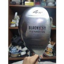 중고 BL골프 블랙리스트 4번 16도 R 남성용 유틸리티, 없음