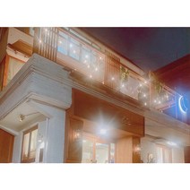 에코파워탭 국내생산 파티라이트 스트링라이트 캠핑 감성 전구 테라스 루프탑 생활방수 조명, 10M 10구