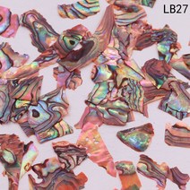 자개공예 DIY 자개조각 초박형 전복 24색 자개 소품, 상자 없는 LB27 색깔 3g