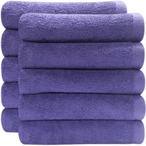 100장 업소용 150g 인쇄무료 모텔 호텔 펜션 미용실 요양원 기념 수건 타올, H150g-퍼플100장, 100개