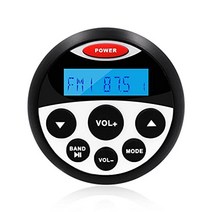 Guzare 보트 마린 스테레오 수신기 블루투스 - 45 x 4 와트 오디오 am fm 게이지 방수 라디오 튜너 스트리밍 보트 골프 카트 atv utv 및 스파 온수 욕조