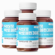 닥터핏 락토페린 3600mg 이중코팅 초고함량 60정, 60정X4개 8개월분