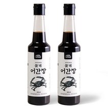 시장쏙 국산 꽃게 어간장 500ml 2개