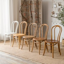 비엔나 토넷 체어 PAGED THONET No14 곡목 비스트로 스타벅스 윈저 의자, 12.클래식 블랙 등나무 매트