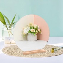 베네치아 화려한 북유럽 거울 미적 장식, 02=Round