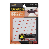 3M 스카치 블랙박스 고내열 양면 테이프 10 x 10cm, 11개