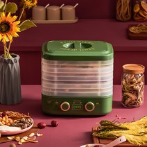건조기 미니 가정용 고추 건조기 8단 소형 간식건조, 그린더블노브5겹)더정밀한온도조절)더큰용량