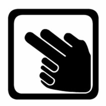 [KT알파쇼핑]자동차 방범 경고 큐브 스티커 2컬러, B타입-화이트_W7981AA