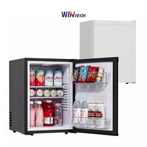 윈세프 무소음 미니바 냉장고 WC-40B 술장고 음료수냉장고, 블랙