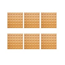 [ 6장 ] 실내 자기질 점자블럭 시각장애인 점자블록 안전용품 안전블록 준공 시공 보수 긴급 긴급보수