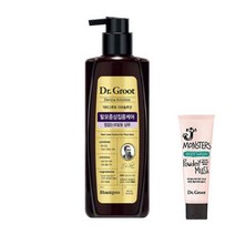 닥터그루트 탈모완화 힘없는 머리용 샴푸 400ml + 바디워시 75ml, 닥터그루트 탈모완화 힘없는 머