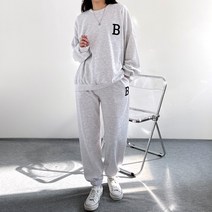 걸즈팩토리 여성용 심플비자수 트레이닝세트