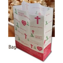 금강월드 가장 많이 사용되는 전도용 팝콘봉투 (중) 100장, 1개, 1개