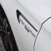 벤츠 바이터보 엠블럼 V8 4매틱 AMG 휀다 몰딩 레터링, V8바이터보 (4매틱:실버B)