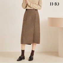 JJ지고트 JJ.ro 패치 포켓 H라인 비대칭 스커트 GLCA0SKR2