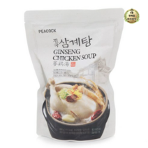 라이브잇 피코크 진국삼계탕, 888g, 8개