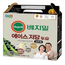 베지밀 무설탕 두유 저당 당뇨식 당뇨 환자 간식 190mlx16팩, 16팩