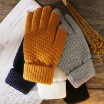 [써보니조트라] 양모니트 털장갑 겨울장갑