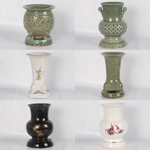 순둥이네화분 난분 청자 도자기 세라믹 난 동양난 화분, 6. 검정 난분 15