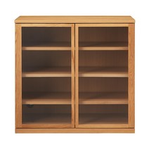 무인양품 MUJI 목제 캐비닛 유리도어 4550182218954, 내추럴