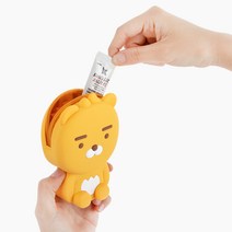 카카오프렌즈 리틀프렌즈 귀여운 지퍼 고리_실리콘 스탠딩 파우치