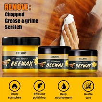 가구광택제 가구왁스 퍼니처크림 가구클리너 가구 beeswaxwood beeswax wood polishing bees wax for floor table chair care, 80g