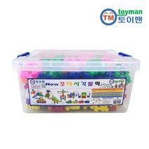 토이맨 뉴꼬마사각블럭 210pcs, 단품없음