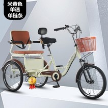 성인자전거 세발 어른 삼륜 3발 Wyj 페달 자전거 인간 더블 가변, 6.9