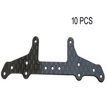 강아지낮은유모차 탄소 섬유 레터링 리딩 플레이트 프론트 스타일 RC 미니 4WD 타미야 자동차, 5.B Style 10 pcs