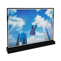 테이블 아크릴 메뉴판 T형 L형 메뉴꽂이, 10. CNH6265_A4 메뉴(가로) T형 블랙