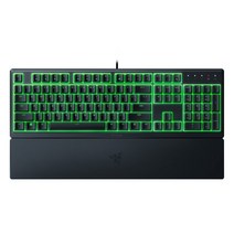 PC용 Razer Ornata V3 X 유선 USB 키보드 로우 프로파일 키 무음 멤브레인 스위치 액체 유입 방지 Chroma RGB 조명 인체공학적 손목 받침대 클래식