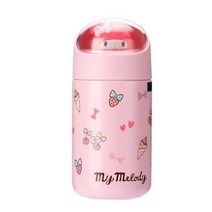 중국 MINISO 산리오 헬로우키티 캐릭터 미니 보온병 보냉병 텀블러 차량용, 핑크-마이 멜로디