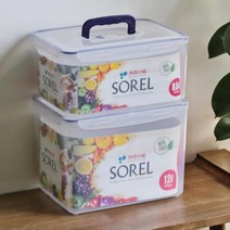 키친아트 국산 투명 보이는 김장 김치통 밀폐용기 6size