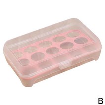 쇼케이스 음료수냉장고15 셀 에그 카톤 PP 케이스 냉장고 실용적인 다기능 와일드 스토리지 홀더 컨테이너, 02 B