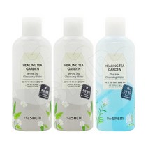 더샘 힐링티 클렌징 워터 /화이트+화이트+티트리 3개, 1+1+1 더샘 힐링티 클렌징 워터