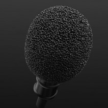 먹방 마이크 잡음 없이 깨끗한 아이폰 핀마이크 ASMR 브이로그 장비, Q20i